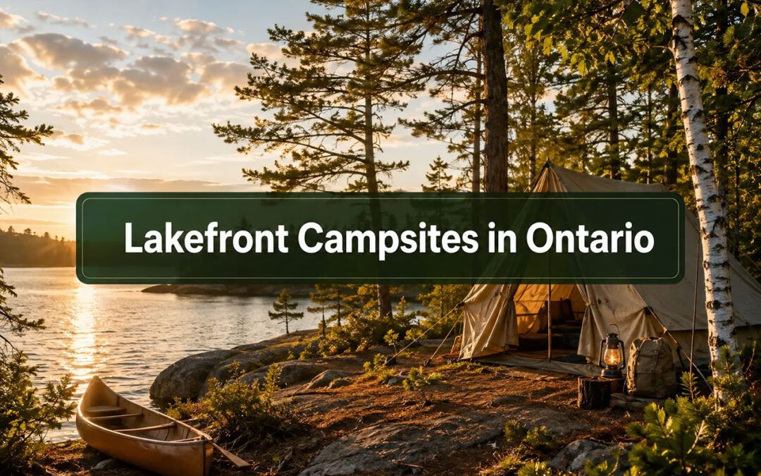Lakefront Campsites in Ontario: Top CampEscape Selections